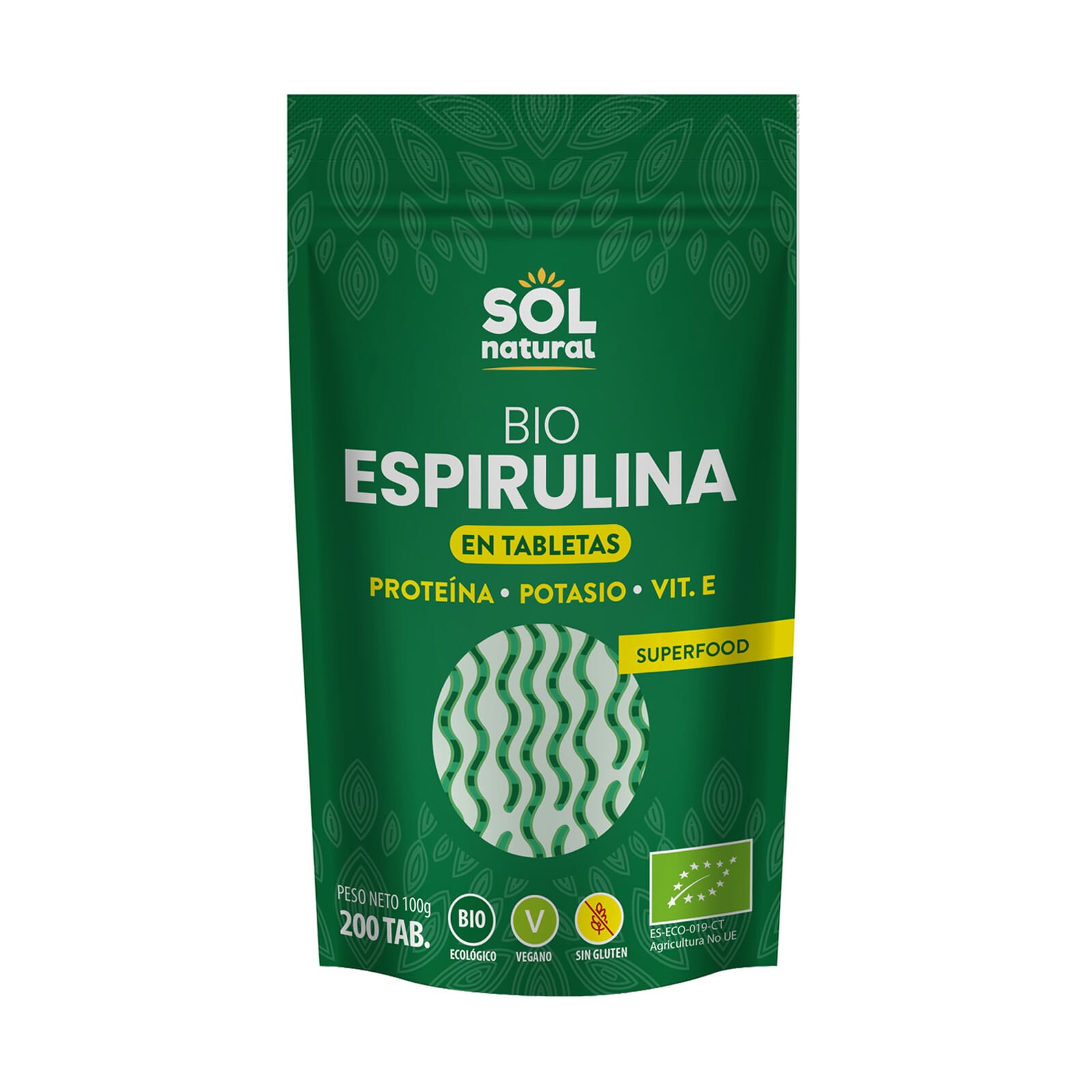 Espirulina En Tabletas Bio 200 Tabs