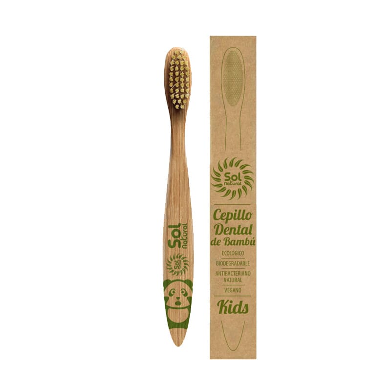 Cepillo De Bambu Infantil Cajita