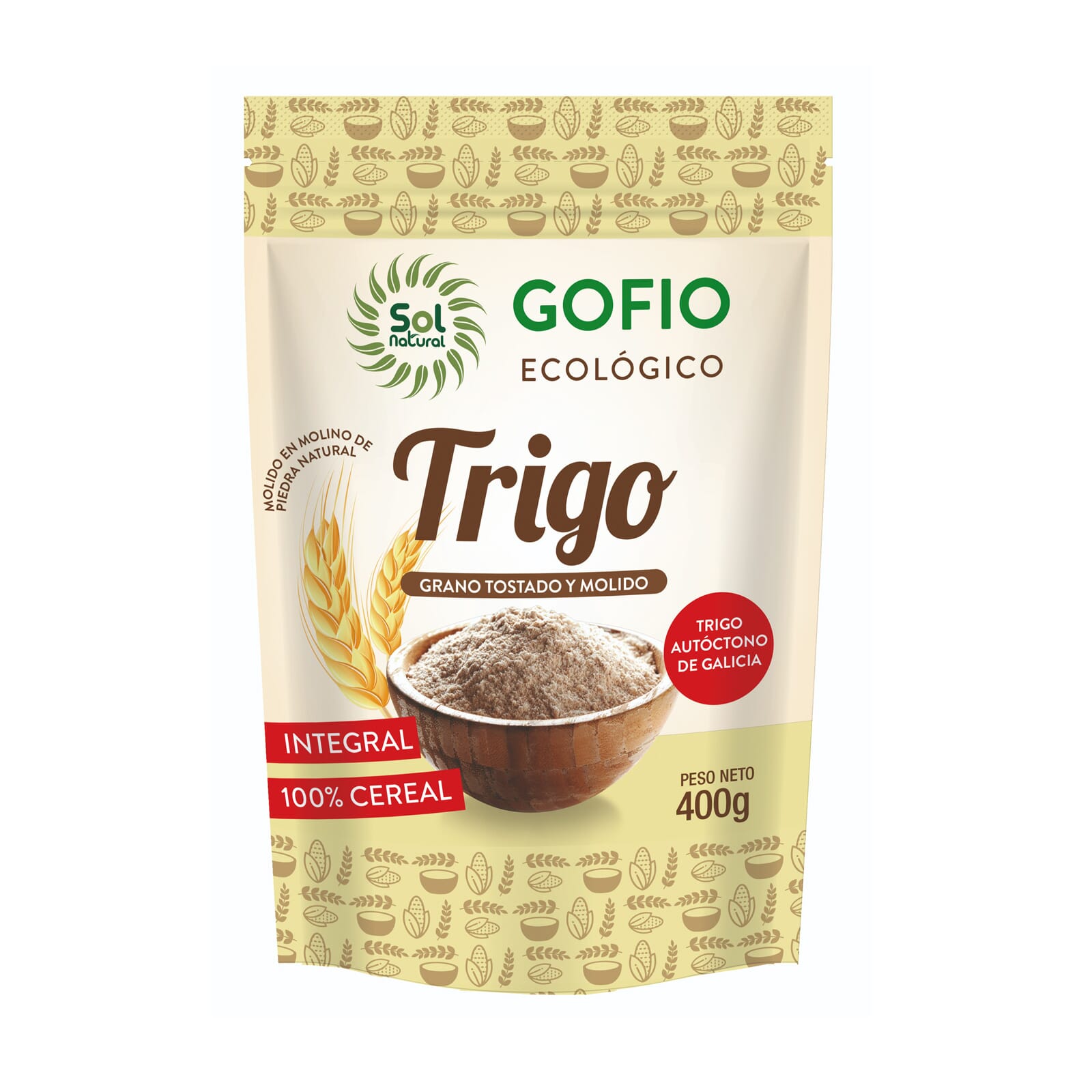 Bio-Vollkorn-Weizen Gofio 400g