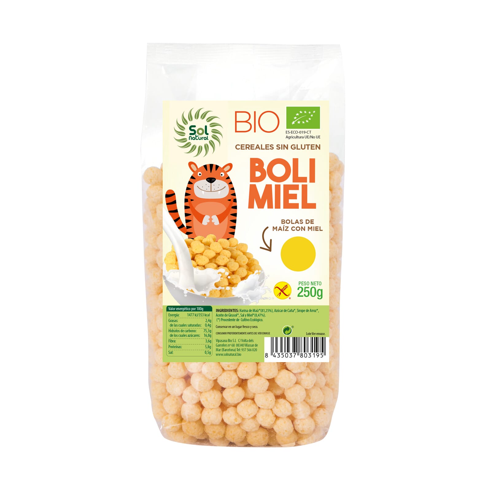 Boli Maishonig Glutenfrei Bio 250g