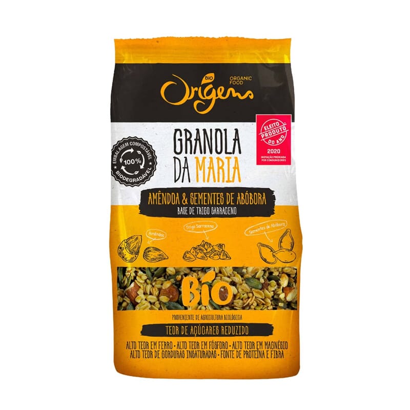 Granola Da Maria Amêndoa E Sementes De Abóbora Bio 300g