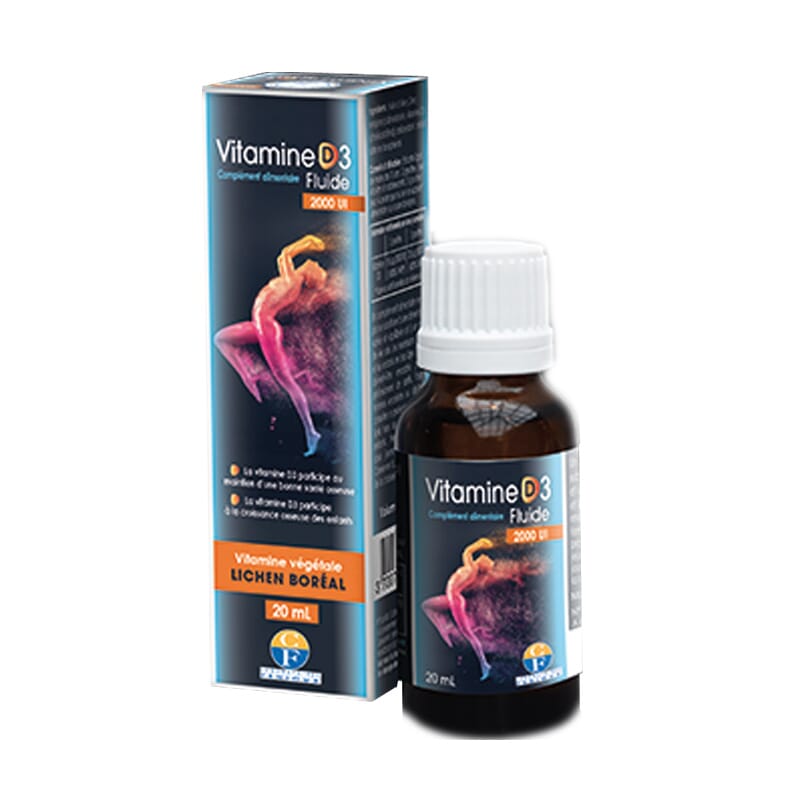 Vitamina D3 Fluide 2000 ui 20 ml