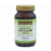 Cats Claw Liane Du Pérou 1000 mg 60 Tabs de Naturemost