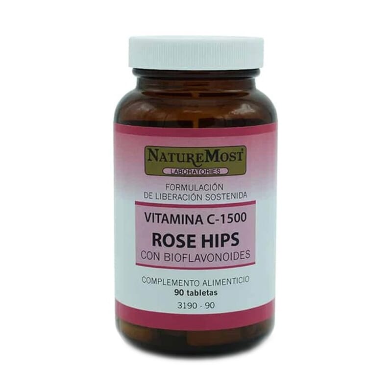 Vitamine C 1500 mg Rose Hips 1500 mg 90 Tabs