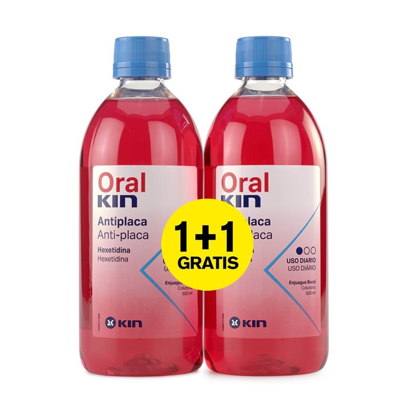 OralKin Enjuage Bucal 2 Uds 500 ml