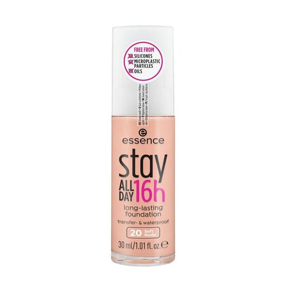Stay All Day 16H Long-Lasting Foundation 20 Soft Nude 30 ml von Essence