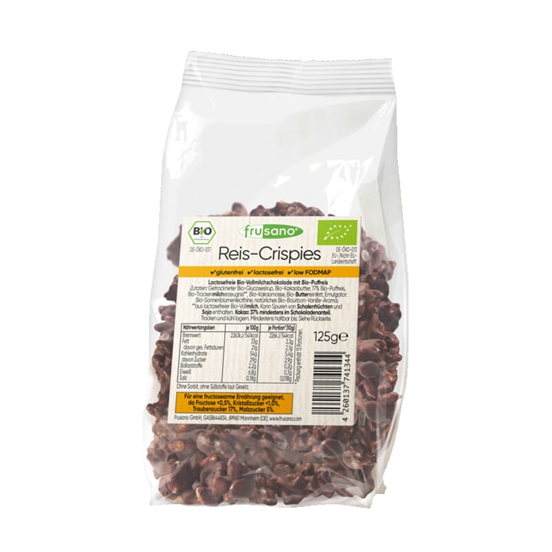 Crispis De Arroz Con Chocolate Con Leche Bio 125g