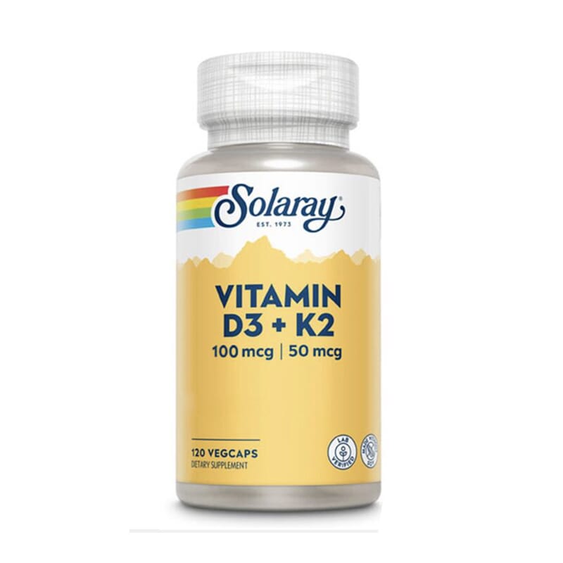 Vitamin D3 + K2 120 VCaps