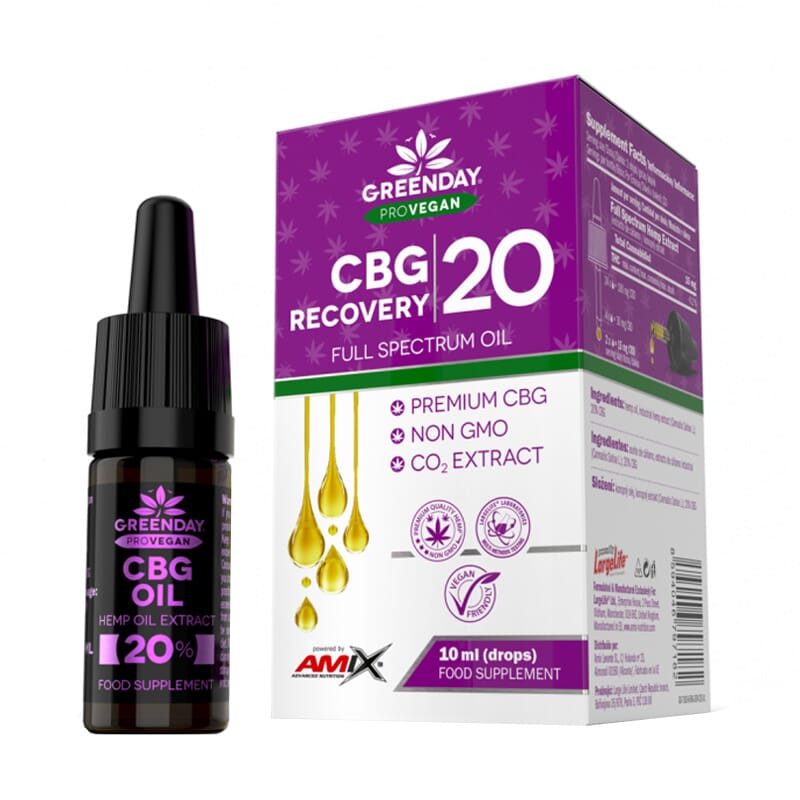 Greenday Provegan CBG Recovery 20% 10 ml