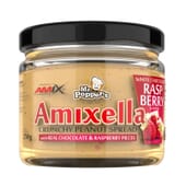 Amixella Peanut Spread Chocolate Blanco Frambuesa 250g de Amix Nutrition