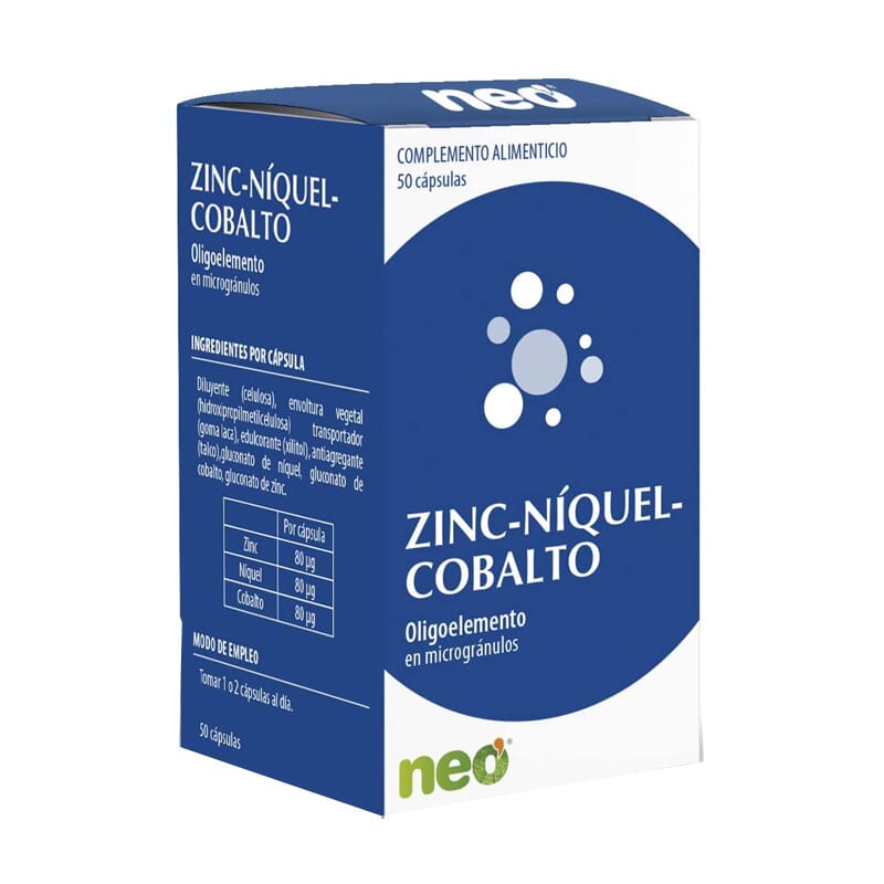 Microgranulos Zink Nickel Kobalt 50 Caps