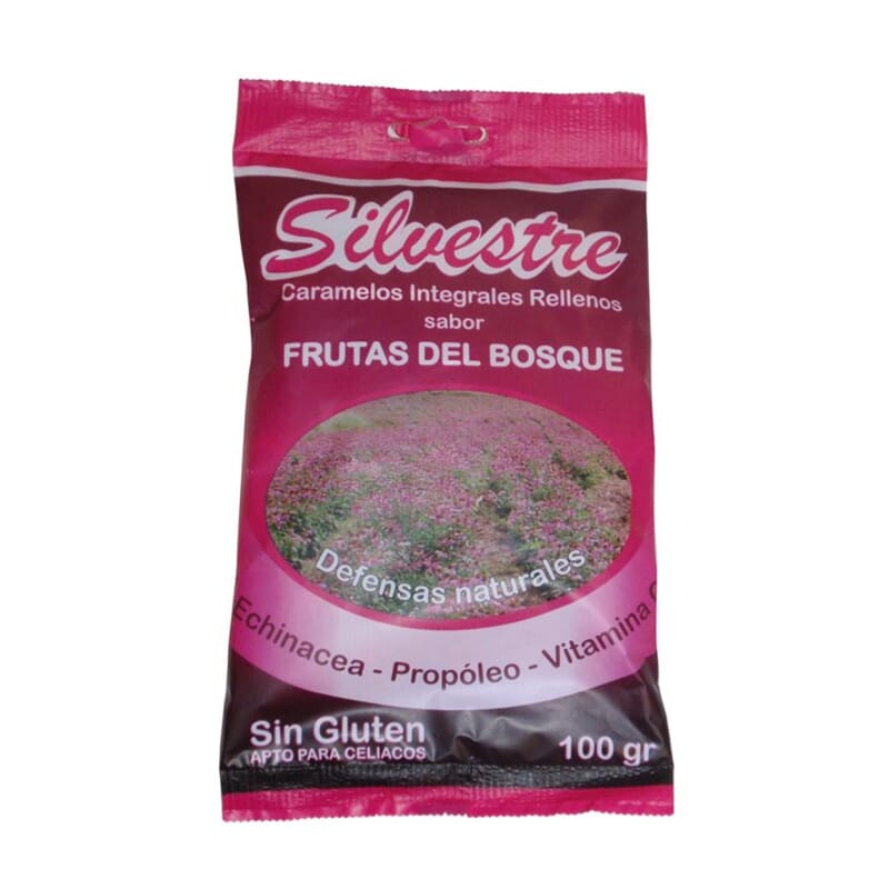Caramelos Frutas Del Bosque Rellenos 100g
