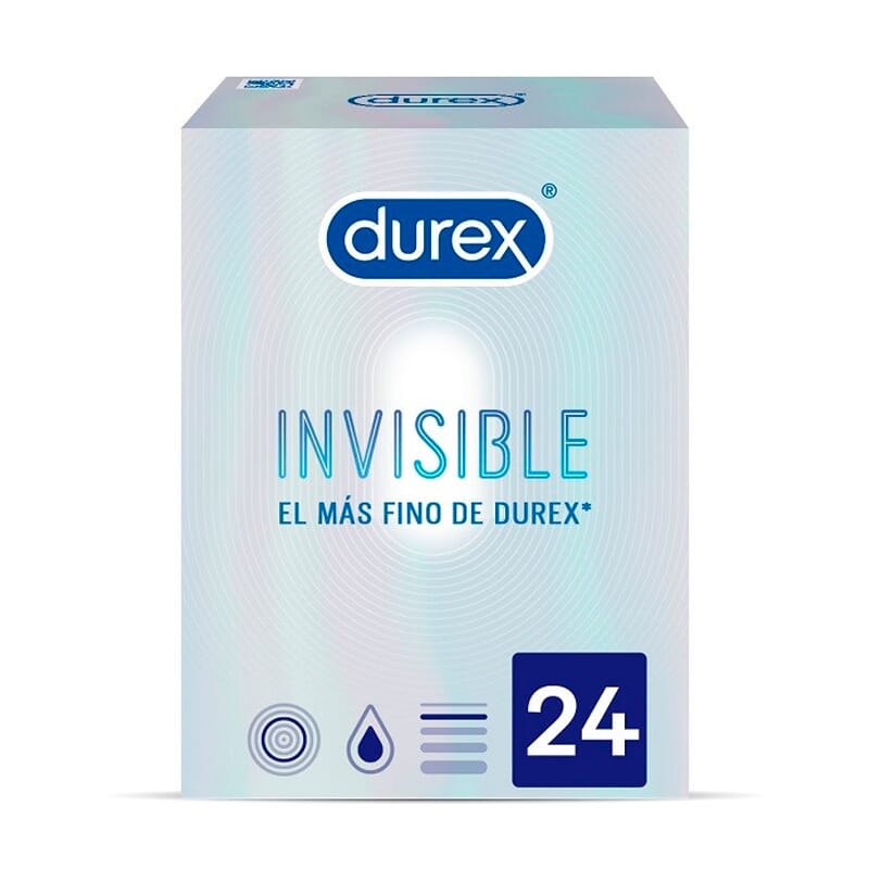 Durex Preservativos Invisible Muy Finos 24 Uds