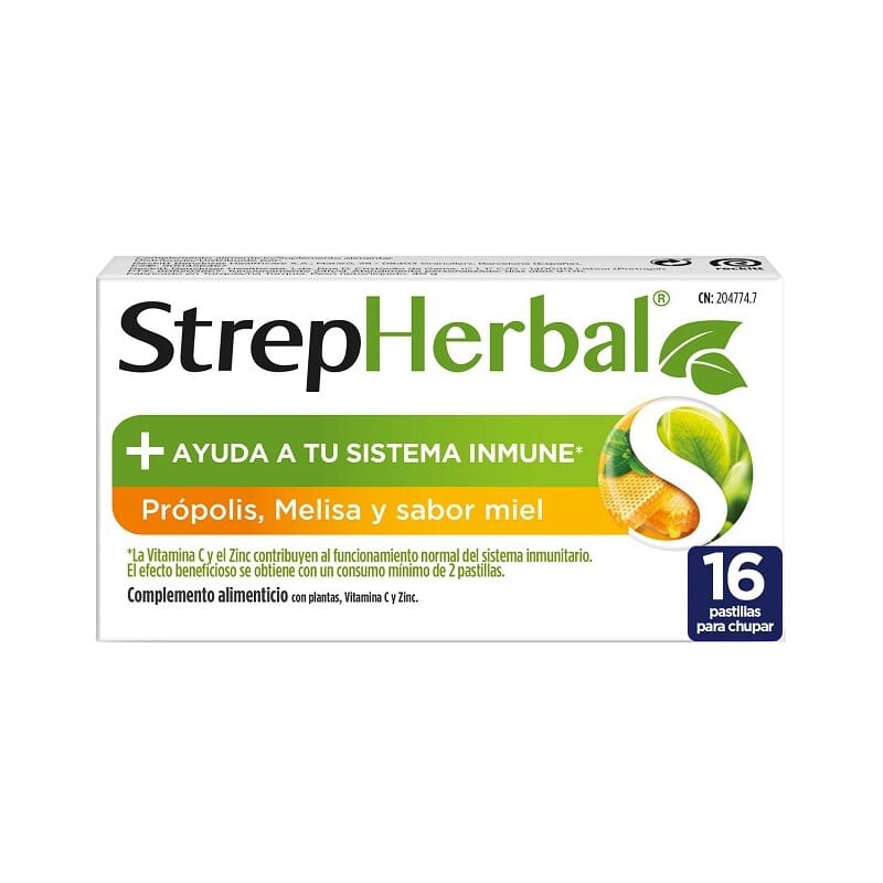 Strepherbal Própolis Y Melisa 16 Tabs