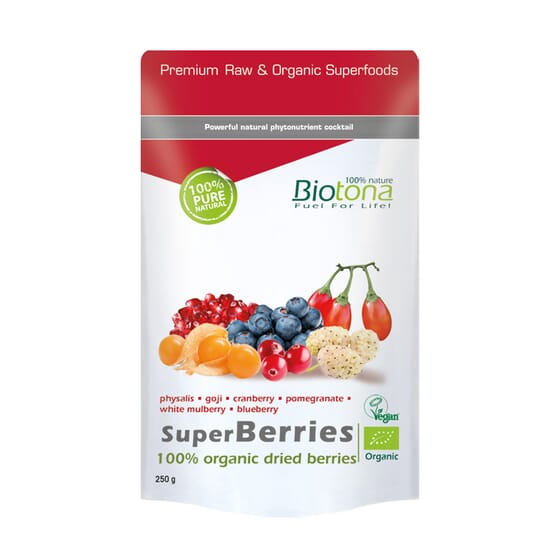 Superberries Frutos Silvestres Bio 250g da Biotona
