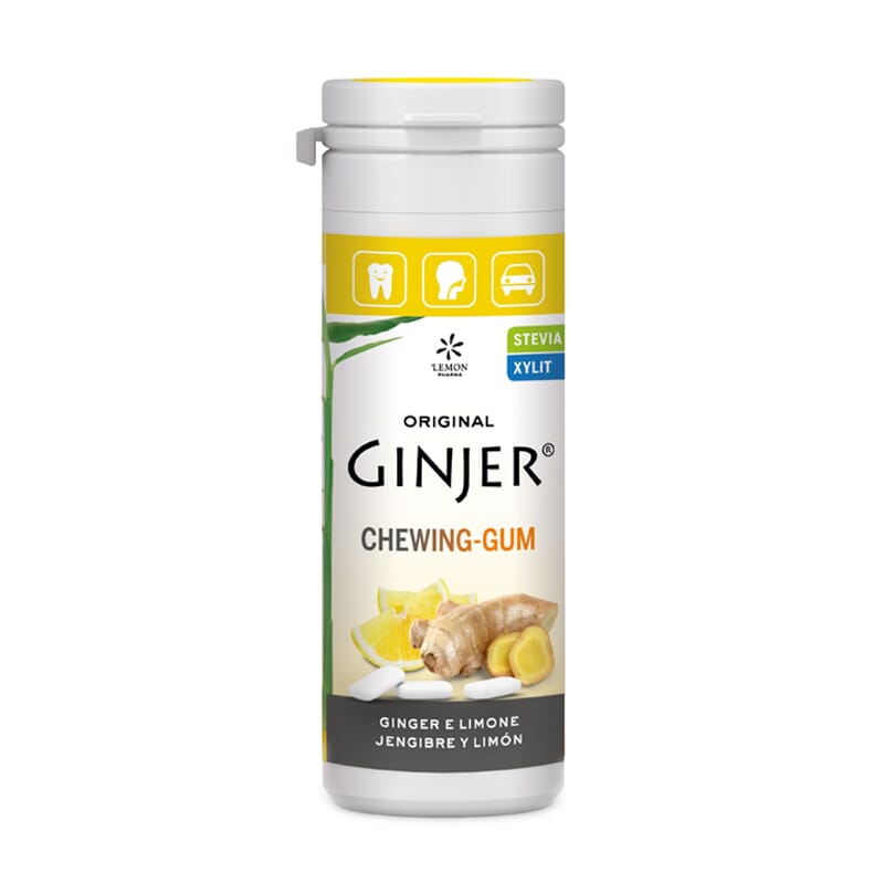 Ginjer Chicles Limon Stevia 20 Uds