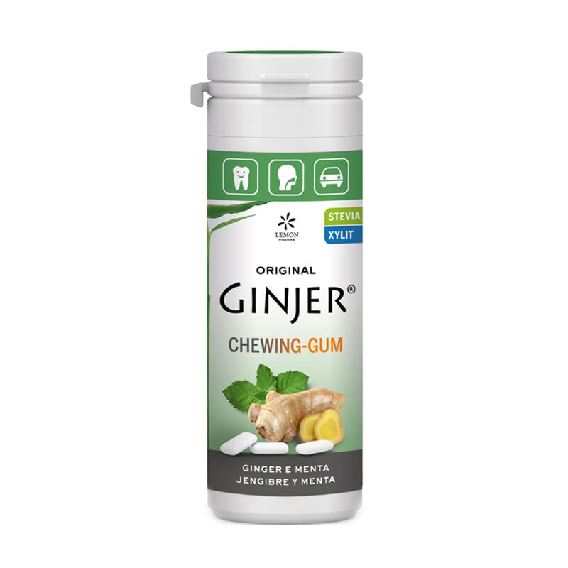 Ginjer Chicles Menta Stevia 30g