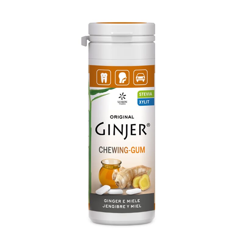 Ginjer Chicles Miel Stevia 30g