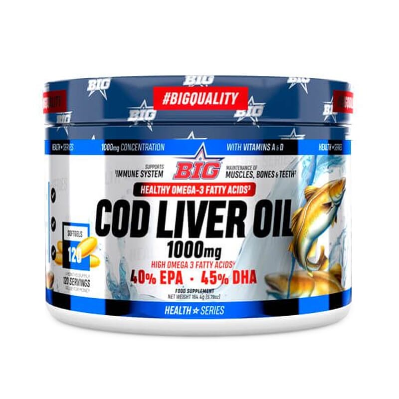 Cod Liver Oil 1000 mg 120 Perlas