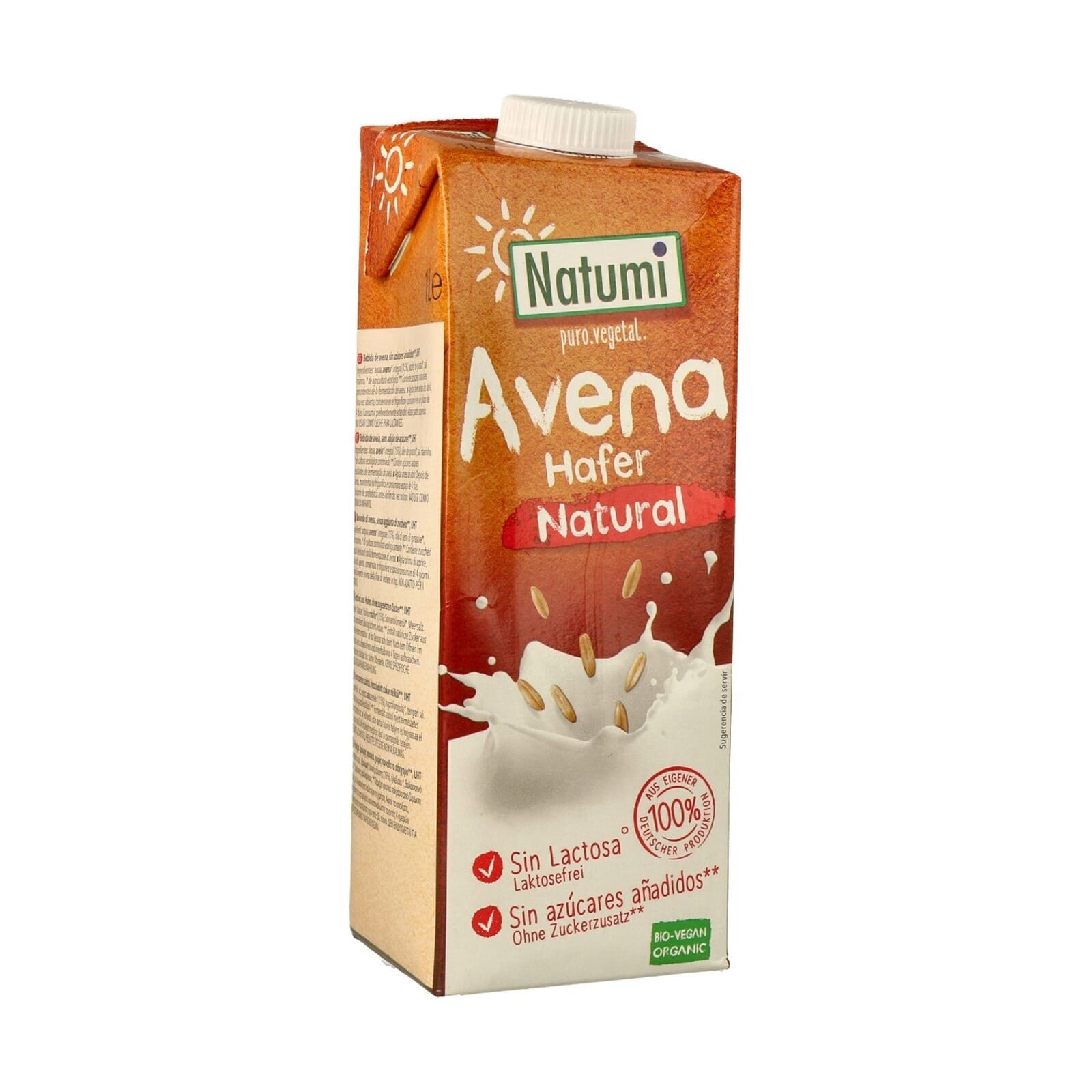 Bebida De Avena Natural Bio 1 L