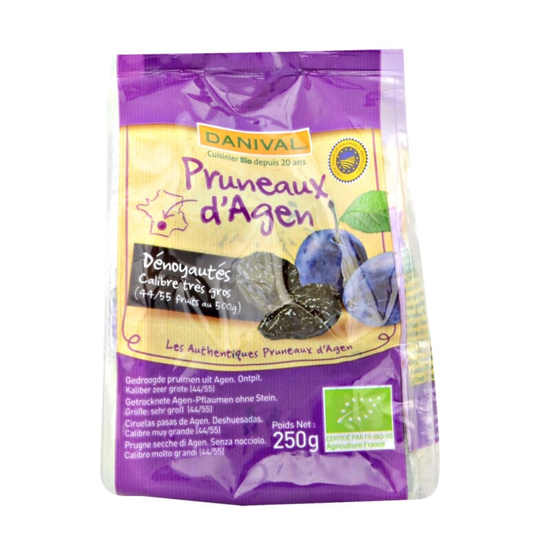 Grote ontpitte Bio pruimen 250g