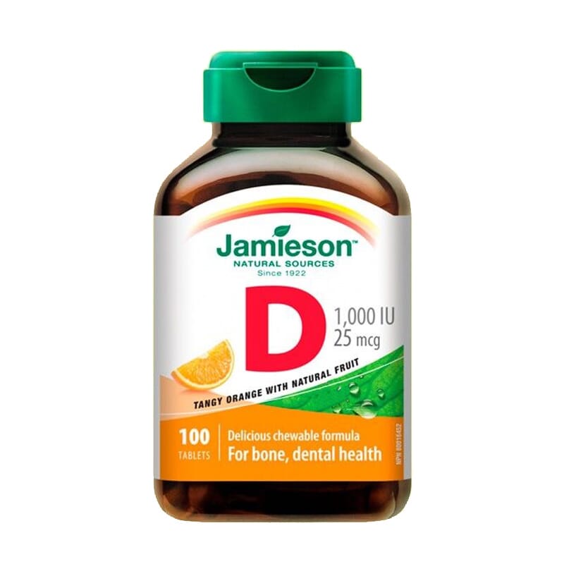 Vitamin D3 1000 UI/25mcg 100 Tabs