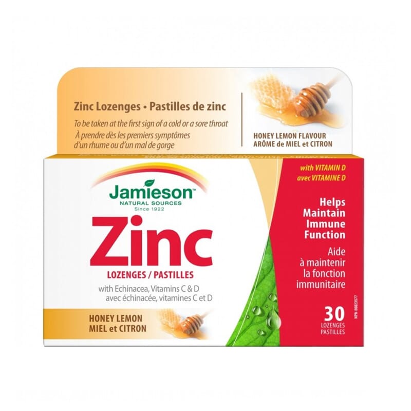 Zinc Lozenges à Mâcher 30 Tabs