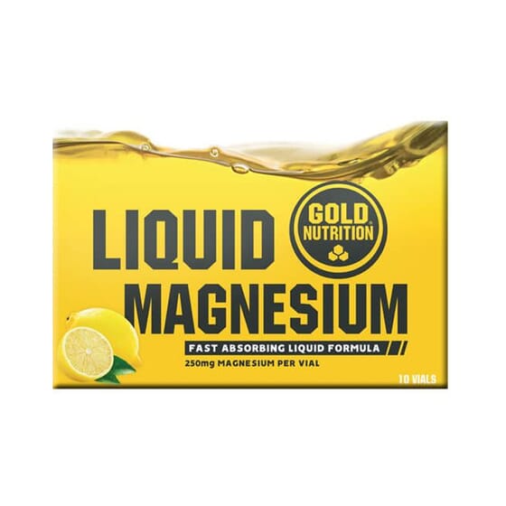 Liquid Magnesium 10 Frascos 25ml da Gold Nutrition
