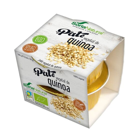 Patê De Quinoa Bio 2 Unds 50 g da Soria Natural