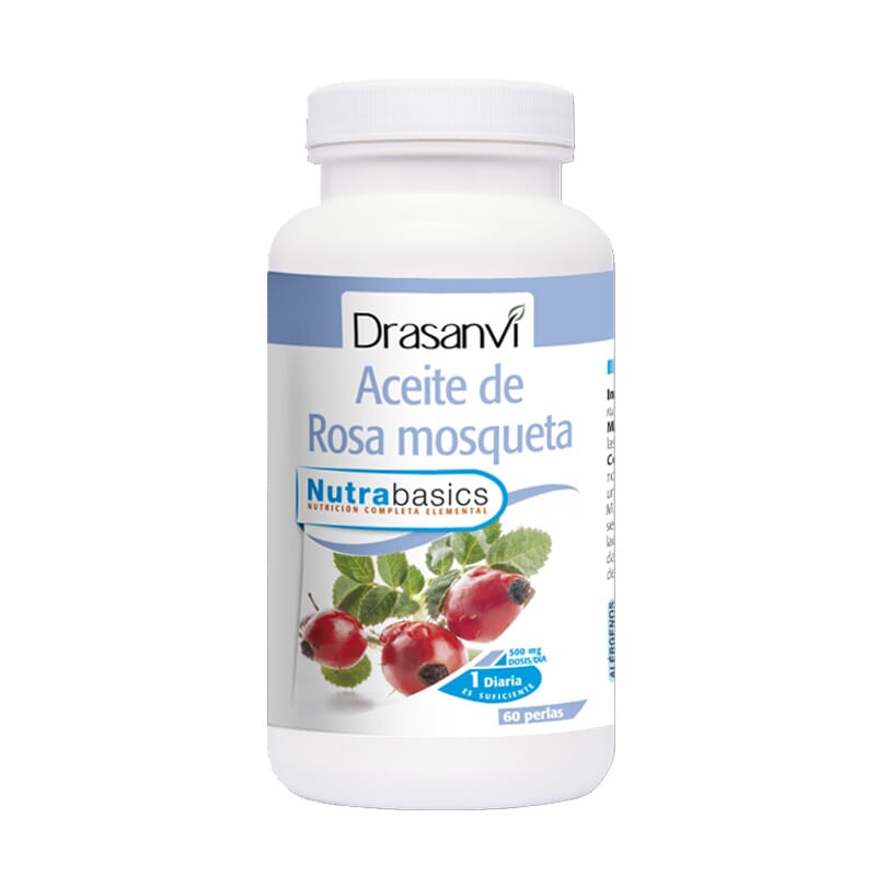 Rozenbottel 500 mg Nutrabasics 60 Perlas