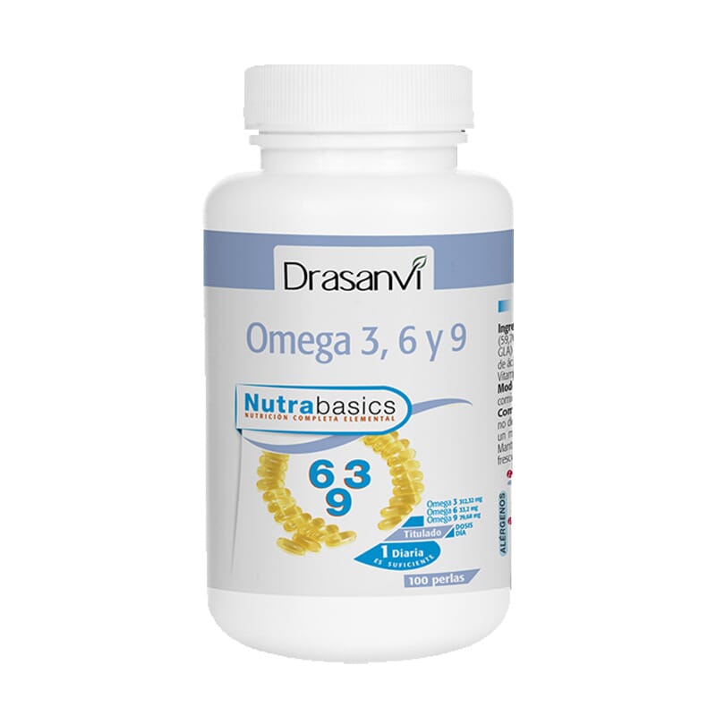 Omega 3-6-9 1000 mg Nutrabasics 100 Perlas
