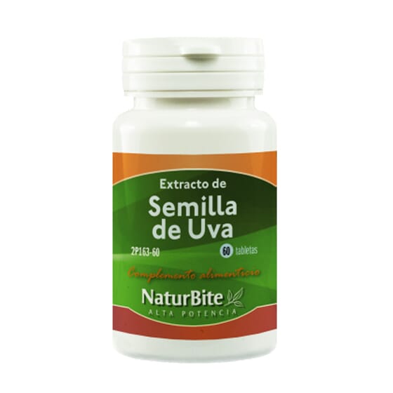 Estratto Semi d’Uva 50 mg 60 Tabs di Naturbite