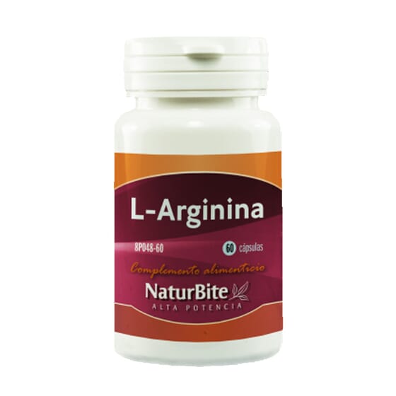 L-Arginina 500 mg 60 Caps de Naturbite