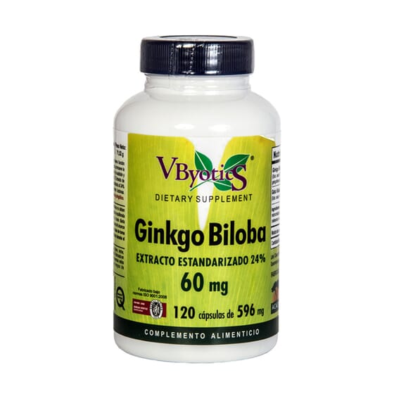 Ginkgo Biloba 60 mg 120 Caps da V Byotic