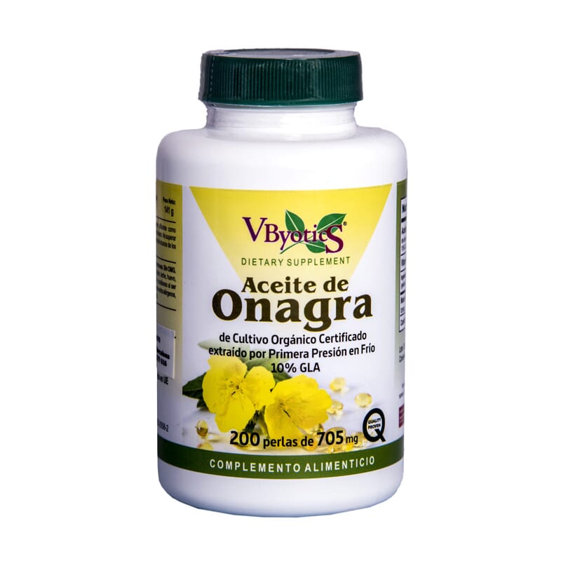 Aceite De Onagra Virgen 10% Gla 200 Perlas