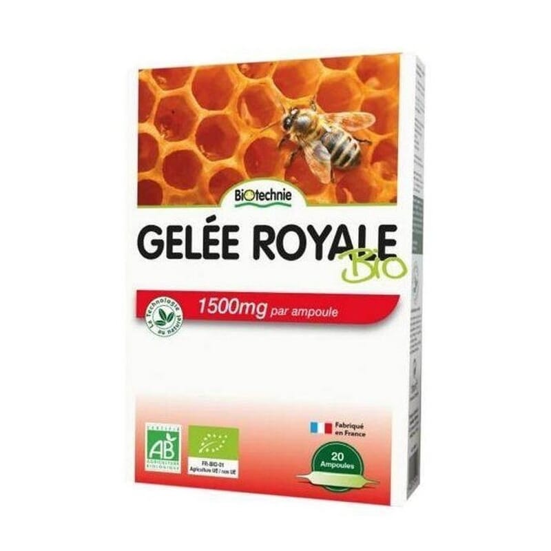 Geleia Real 1500 mg Bio 20 Ampolas