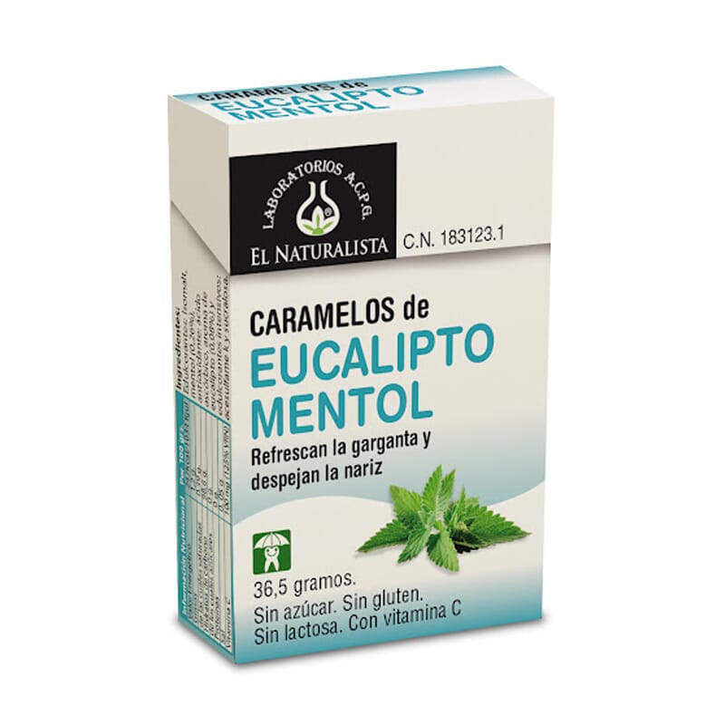 Caramelos Eucalipto Mentol 36g