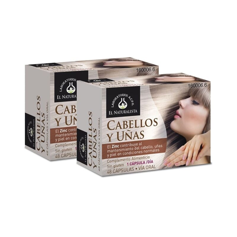 Pack Poupança Cabelo E Unhas 2 Unds 48 Caps