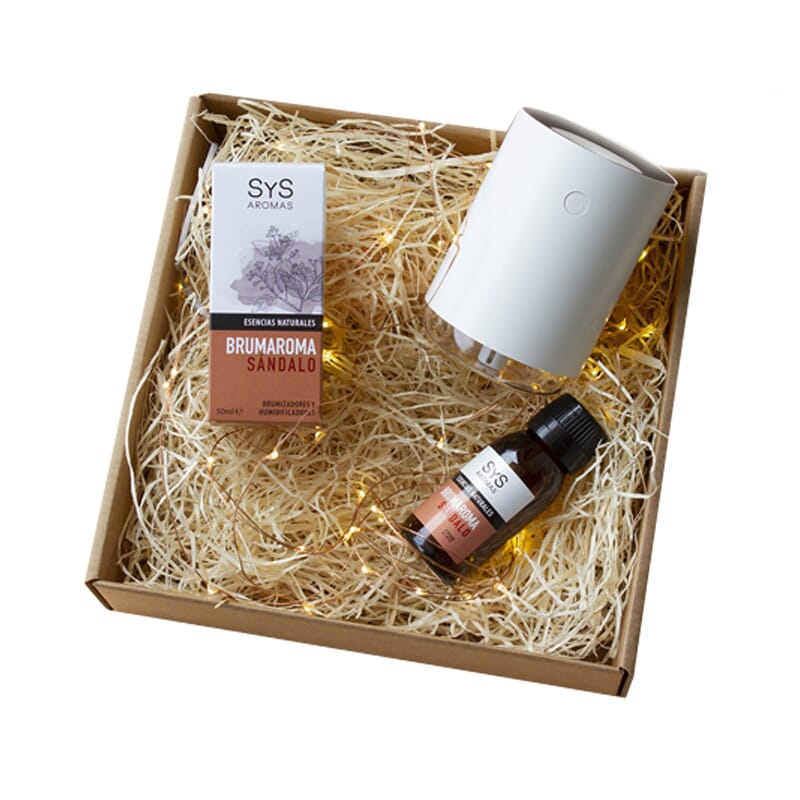 Pack Mystic Sandalwood Humificador + Esencia Sándalo 50 ml