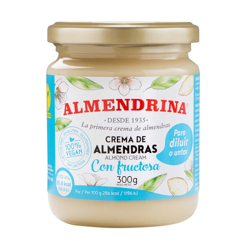 Crema De Almendras Con Fructosa 300g