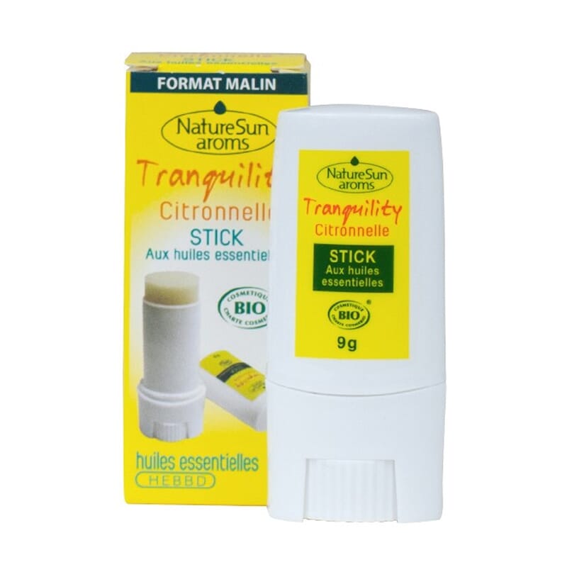 Tranquility Citronnelle Stick Bio 9g
