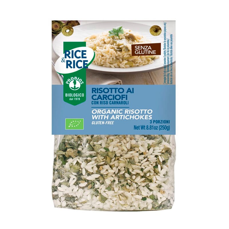 Risotto Com Alcachofras Sem Glúten Bio 250g
