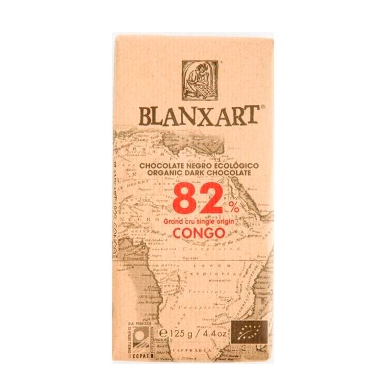 Donkere chocolade uit Congo 82% 125g