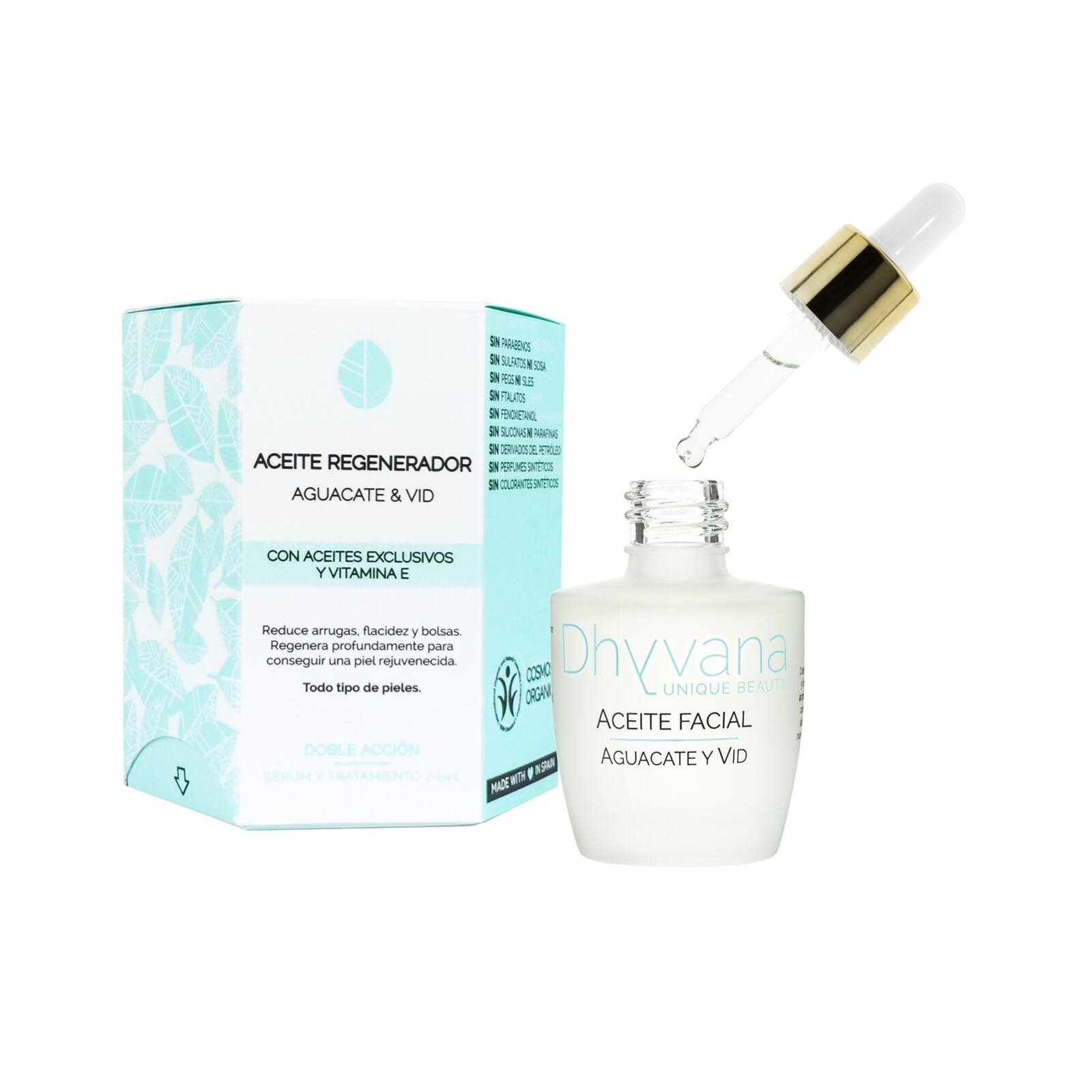 Aceite Regenerador Aguacate Y Vid 30 ml