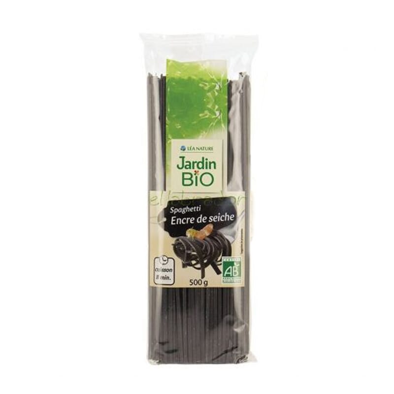 Spaghetti Negros Con Tinta De Calamar Bio 500g