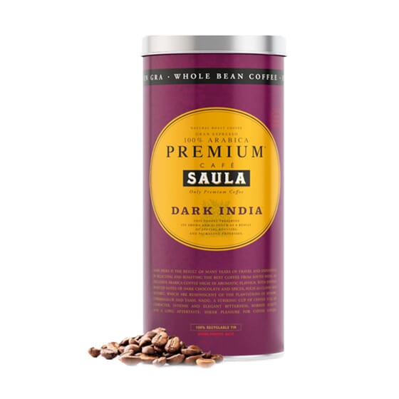 Café grano natural arábica ecológico Saula 500 g.