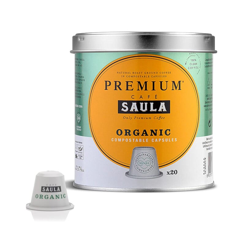 Cápsulas Compostáveis Café Biológico Nespresso 20 Unds