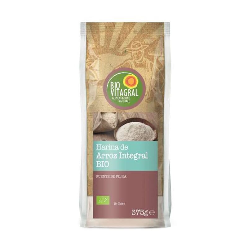Glutenfreies Bio-Vollkornreis-Mehl 375g