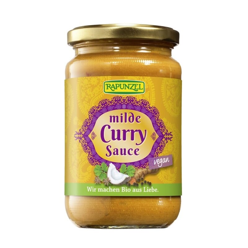 Salsa Curry Zacht Rapunzel 350 ml