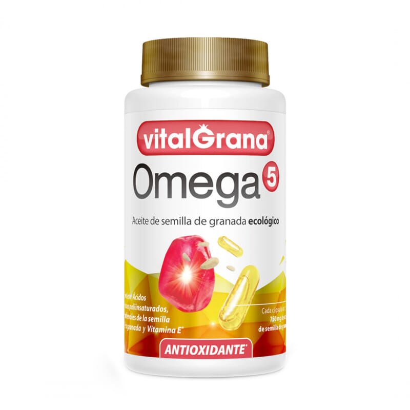 Omega 5 Huile Grenade Biologique 60 Gélules